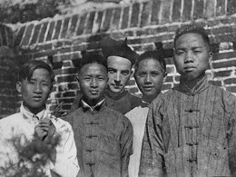 Bishop Ford with children in China