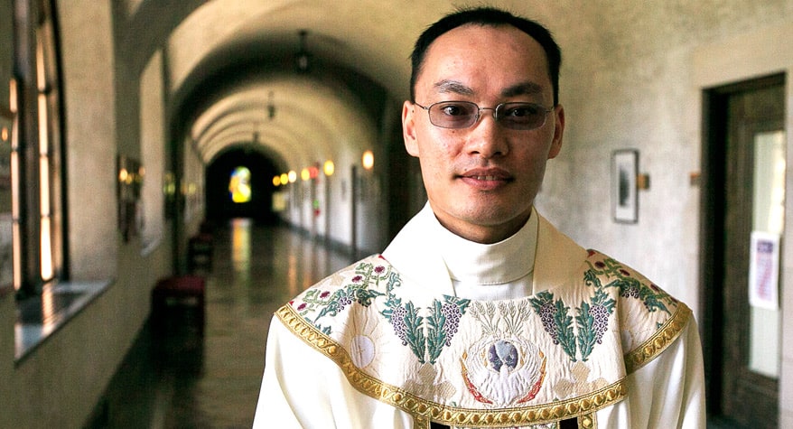 Father Lam Minh Hua, M.M. ordination in 2014