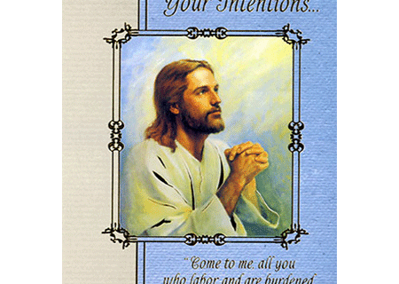Catholic Mass Cards with Jesus