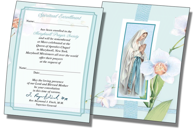 Spiritual Enrollment Cards 2018
