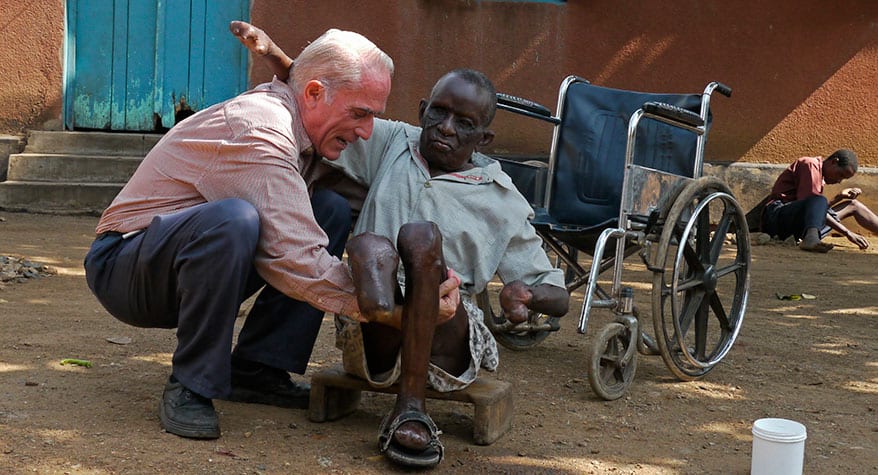 Father Michael Bassano M.M. at Home of Compassion (Tanzania)