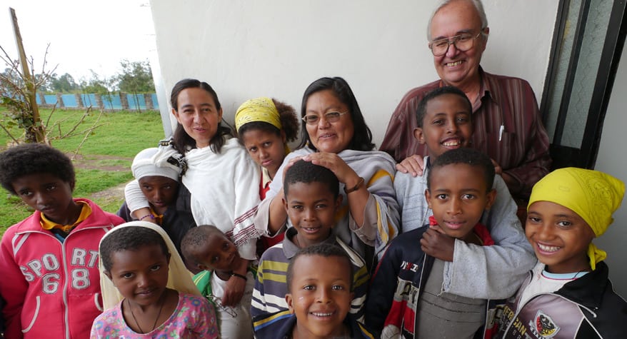 Father Richard Baker, M.M. in Ethiopia